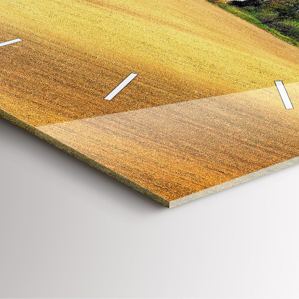 Square wall clock Moravia Rural Landscape