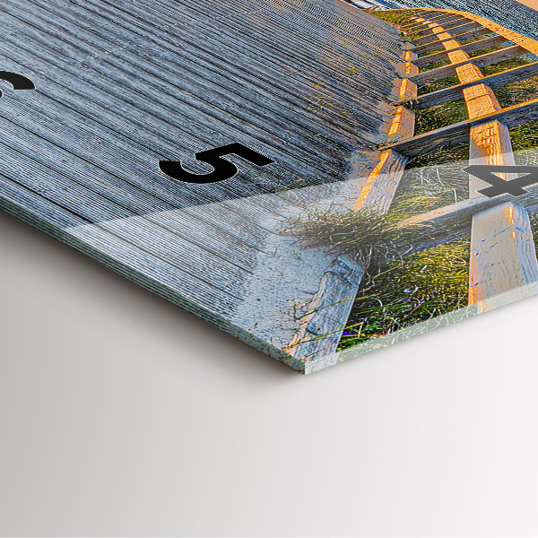 Square wall clock Beach Holidays