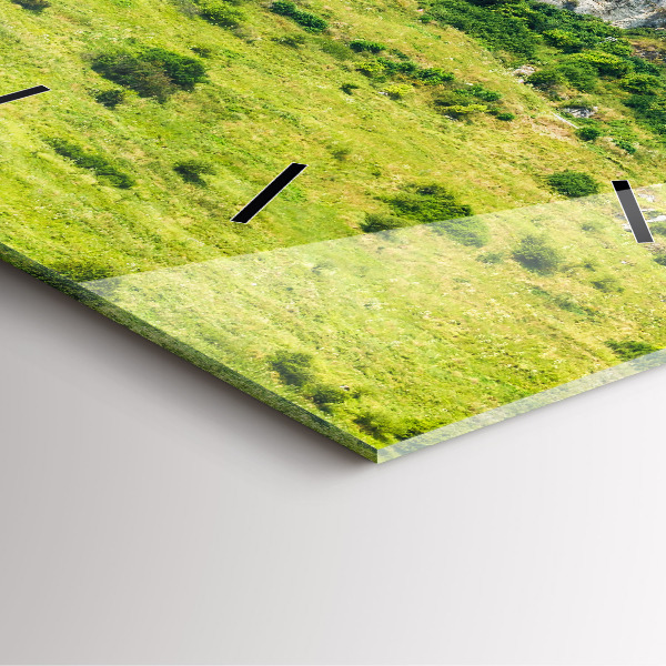 Square wall clock Spiš Castle in Slovakia