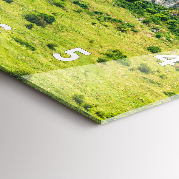 Square wall clock Spiš Castle in Slovakia