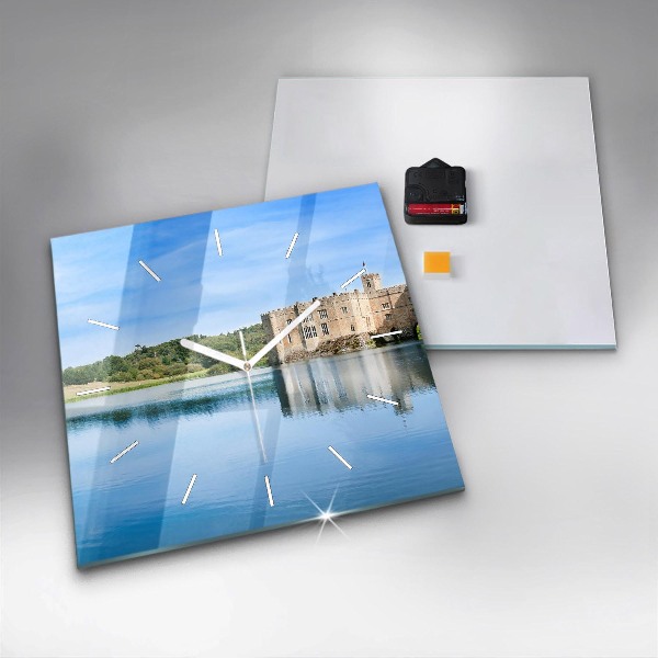 Square wall clock Leeds Castle