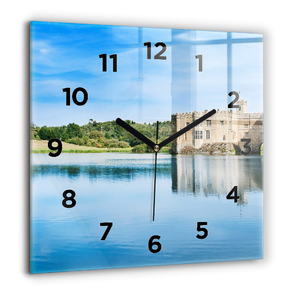 Square wall clock Leeds Castle