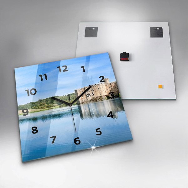 Square wall clock Leeds Castle