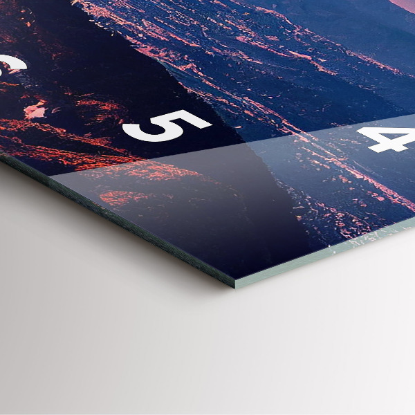 Square wall clock Mountains in San Antonio USA