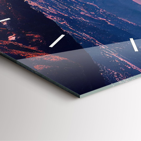 Square wall clock Mountains in San Antonio USA