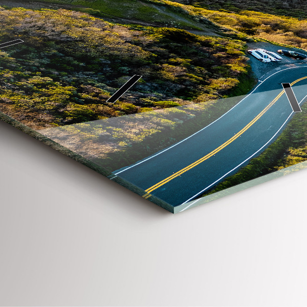 Square wall clock The Road to San Francisco