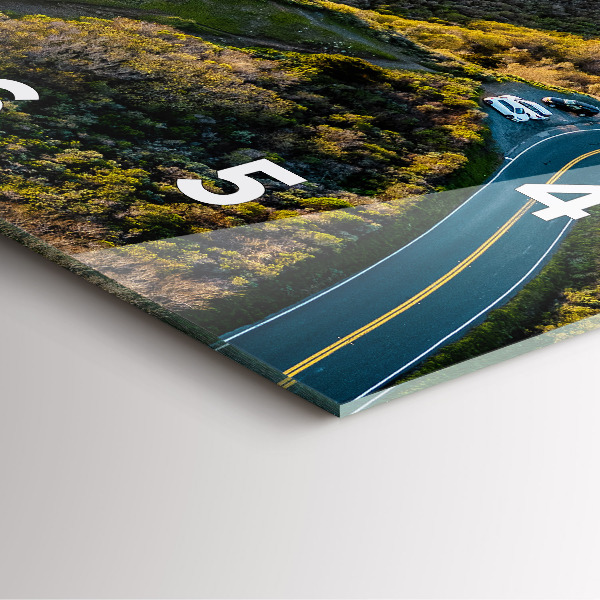 Square wall clock The Road to San Francisco