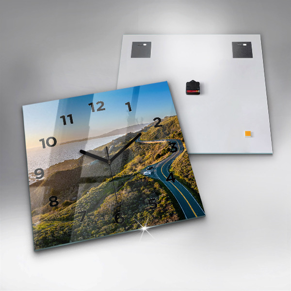 Square wall clock The Road to San Francisco