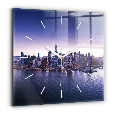 Square wall clock View of San Francisco