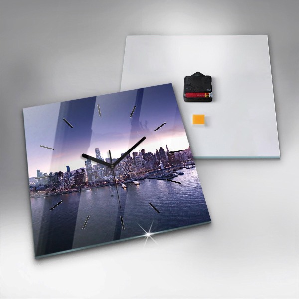 Square wall clock View of San Francisco