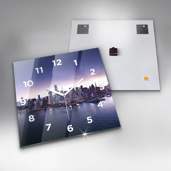 Square wall clock View of San Francisco