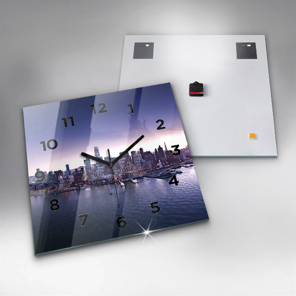 Square wall clock View of San Francisco