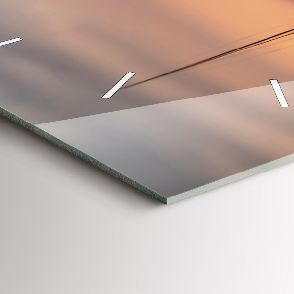 Square wall clock Lake Balaton USA