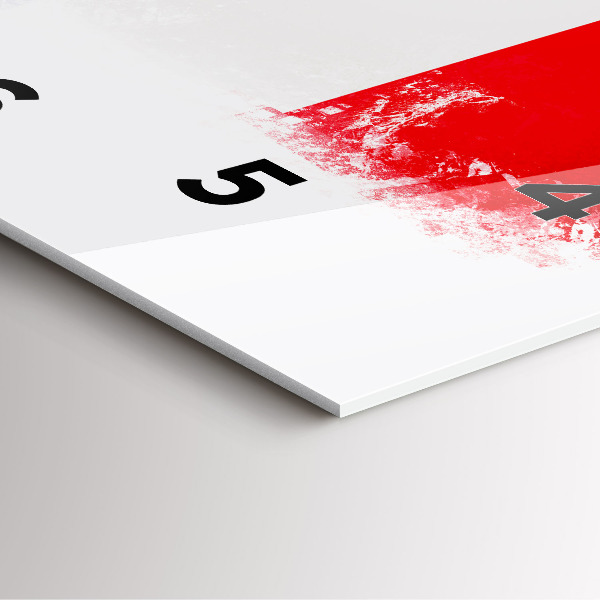 Square wall clock Flag of France