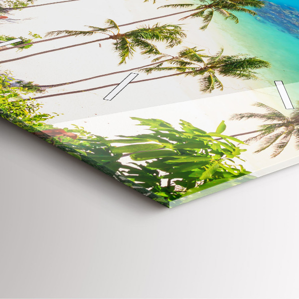 Square wall clock National Park Thailand