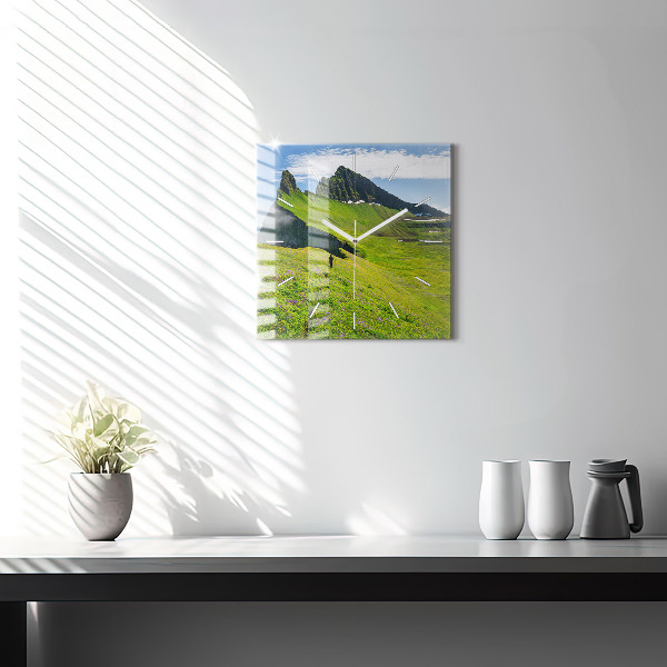 Square wall clock Hornstrandir Reserve Iceland