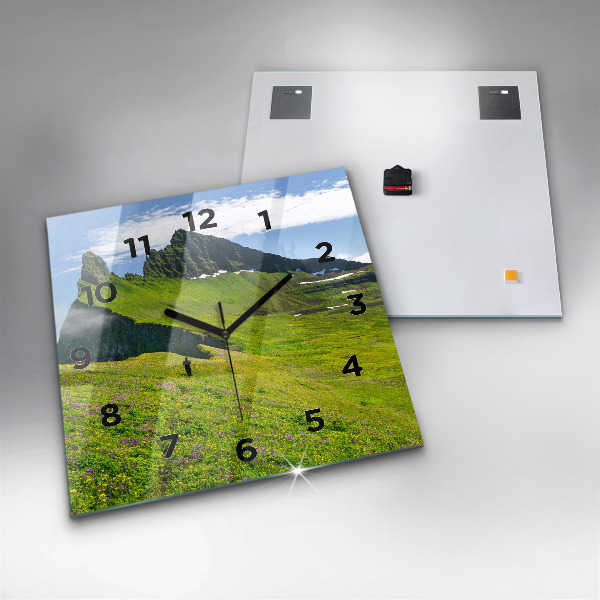 Square wall clock Hornstrandir Reserve Iceland