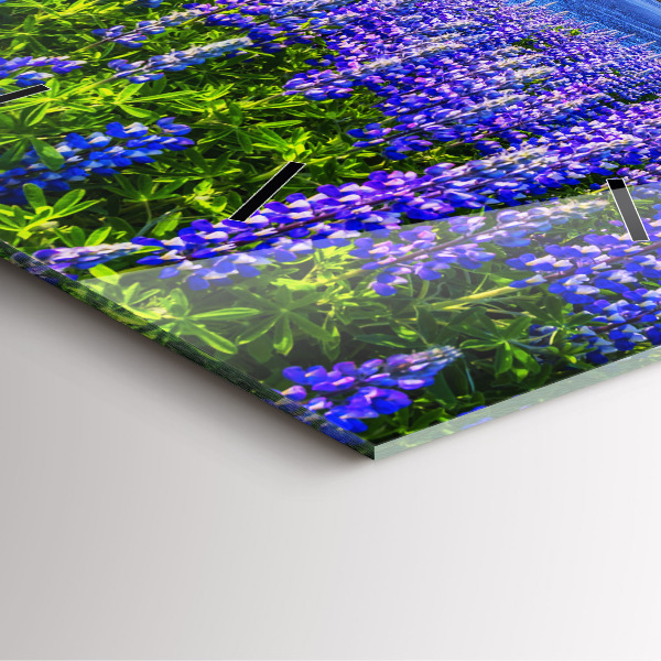 Square wall clock Mountain view Iceland