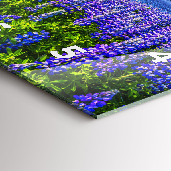 Square wall clock Mountain view Iceland