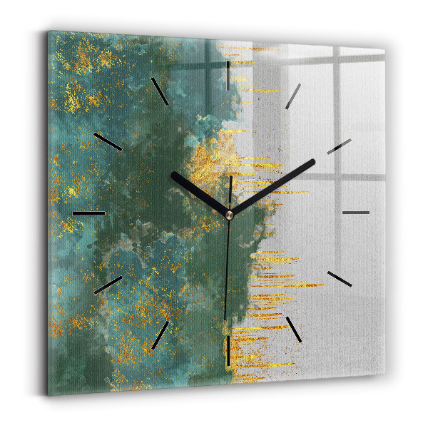 Square wall clock Decorative pattern