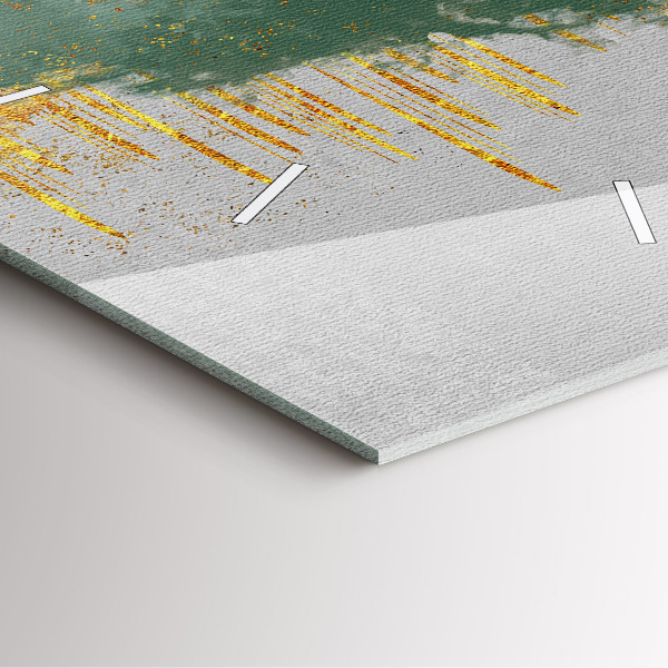 Square wall clock Decorative pattern