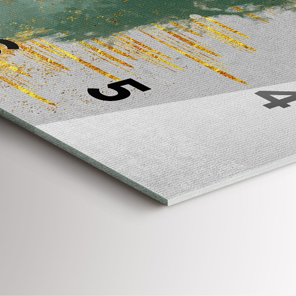 Square wall clock Decorative pattern