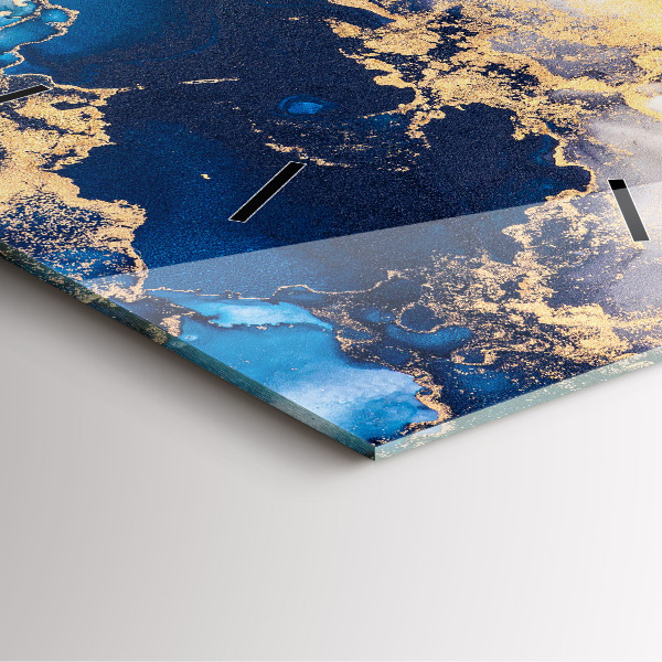 Square wall clock Marble pattern