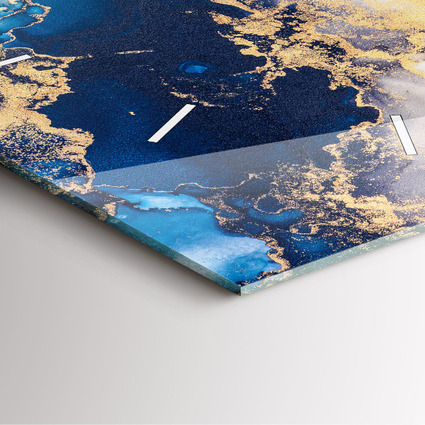 Square wall clock Marble pattern