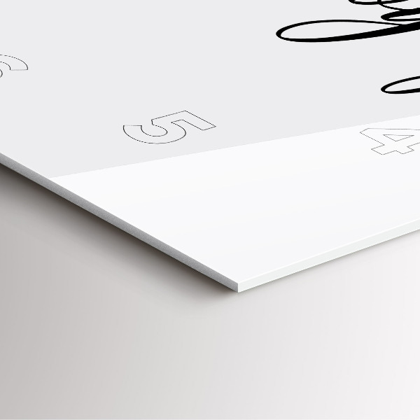 Square wall clock The inscription Bon voyage