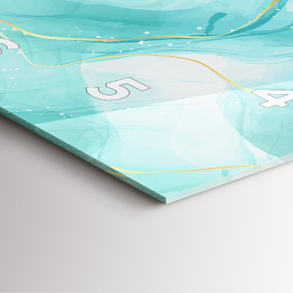 Square wall clock Abstract marble