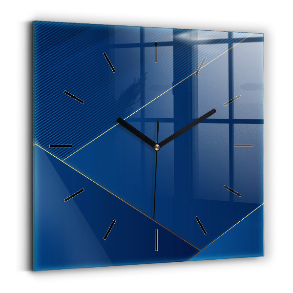 Square wall clock Decorative abstraction