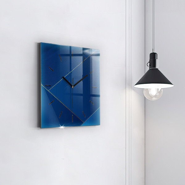 Square wall clock Decorative abstraction