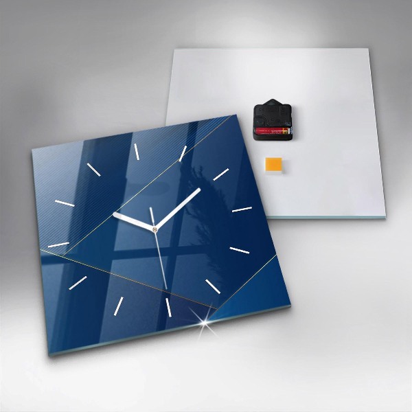 Square wall clock Decorative abstraction