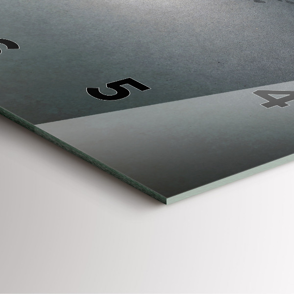 Square wall clock Wanderer in the Dark