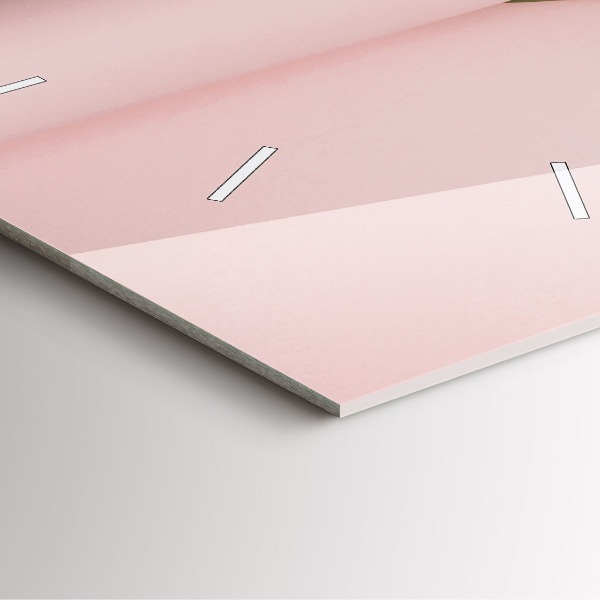 Square wall clock Tulip flower bouquet