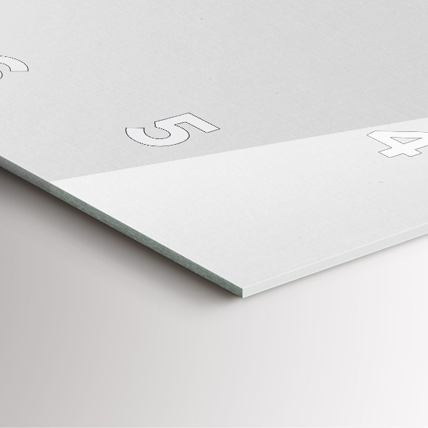 Square wall clock Stars on a light background