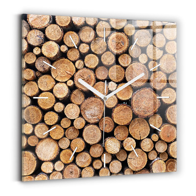 Square wall clock Tree rings