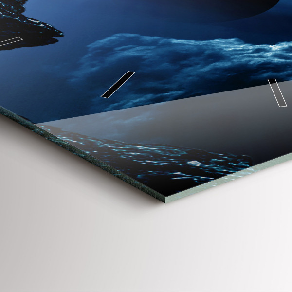 Square wall clock Great Galaxy