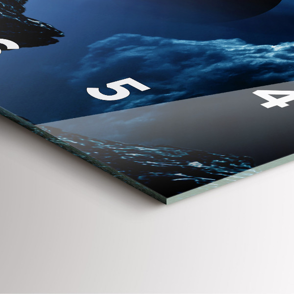 Square wall clock Great Galaxy