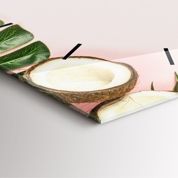 Square wall clock Summer mood