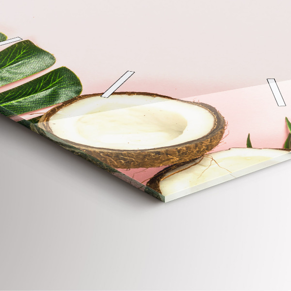 Square wall clock Summer mood