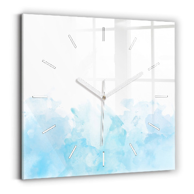 Square wall clock Painted spots