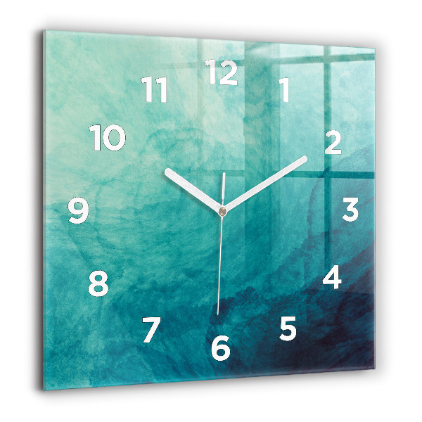 Square wall clock Abstraction depth