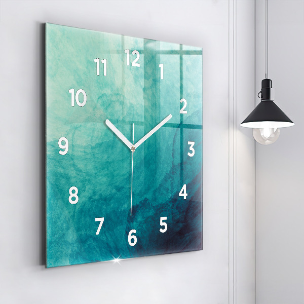 Square wall clock Abstraction depth