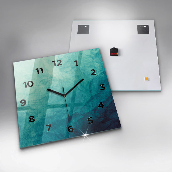 Square wall clock Abstraction depth