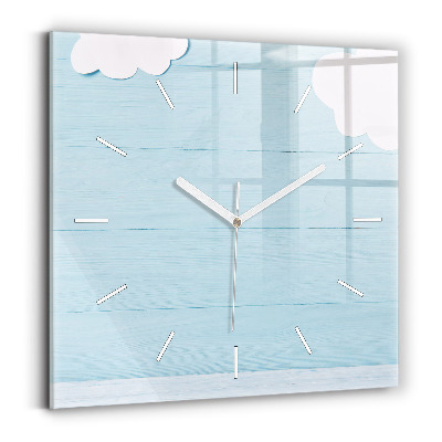 Square wall clock Children's board