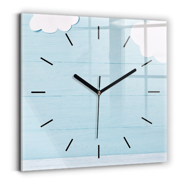 Square wall clock Children's board