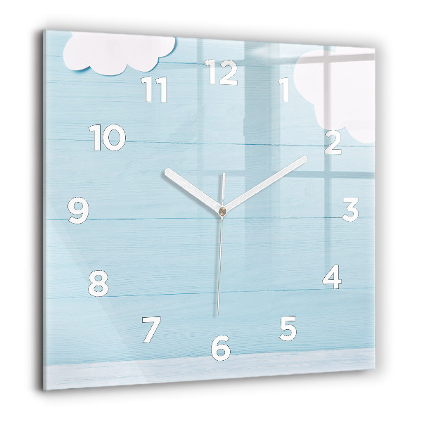 Square wall clock Children's board