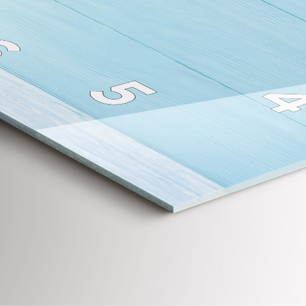 Square wall clock Children's board