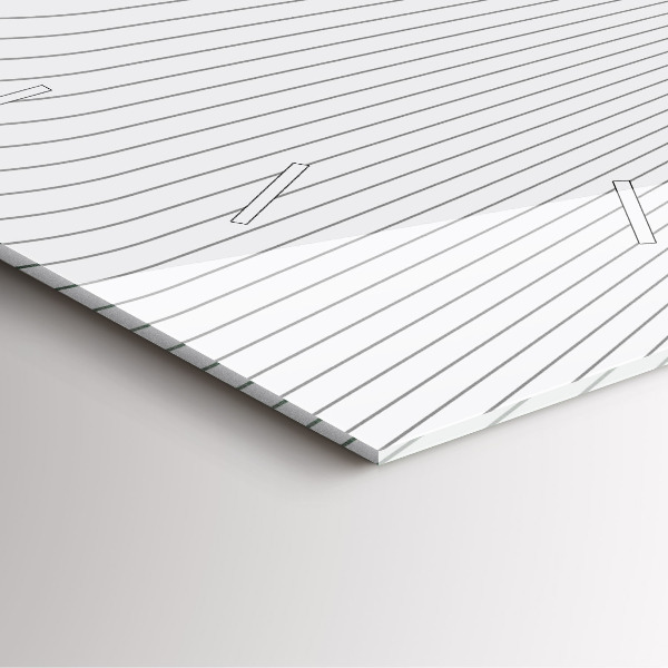 Square wall clock Abstraction lines